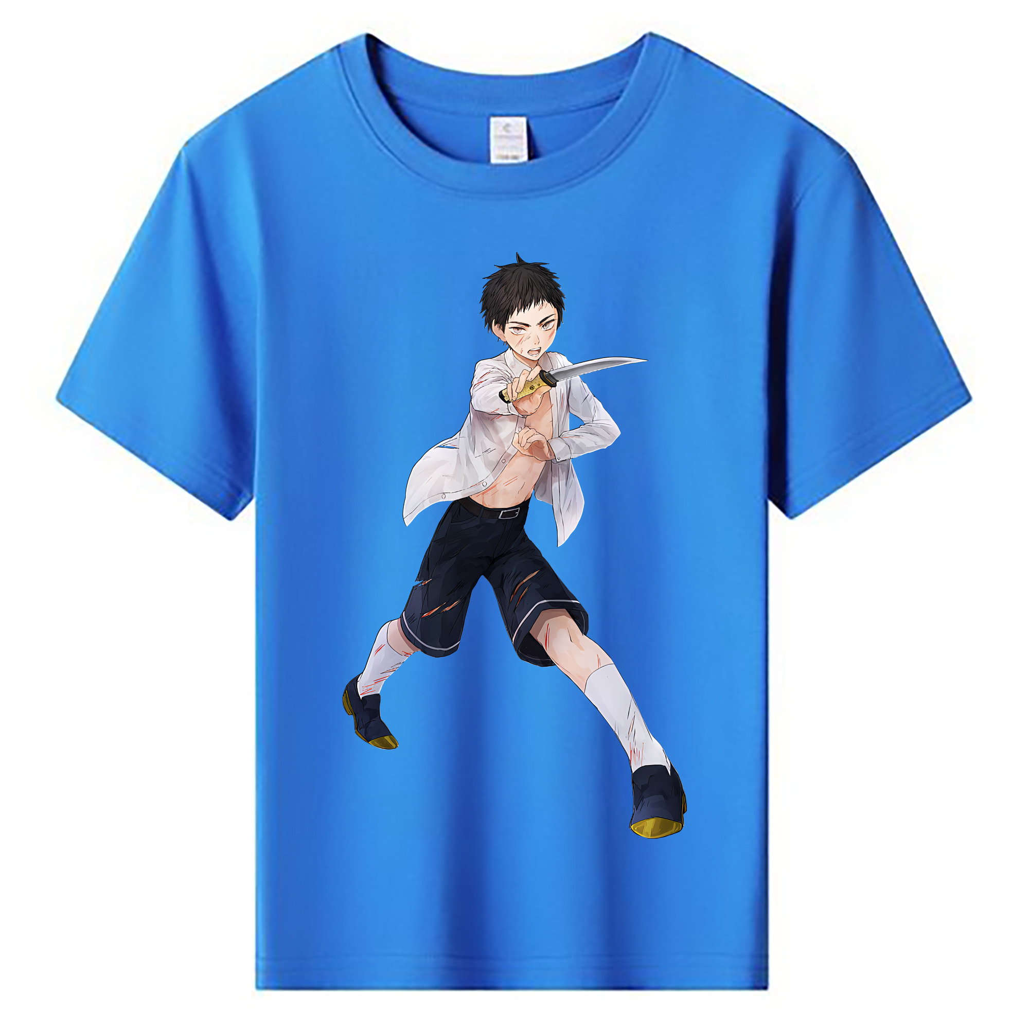 （画像用） 刀剣乱舞 Touken Ranbu 綿100％キッズTシャツ（フロントプリント）